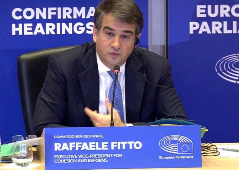 Raffaele Fitto. L’Europa affronterà sfide cruciali, solo uniti possiamo vincerle”